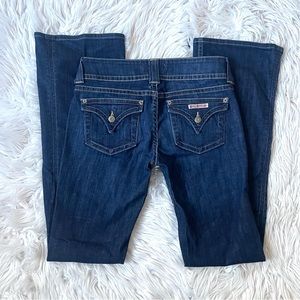 Hudson | Low Rise Y2K Dark Wash Flare Denim Jeans 28